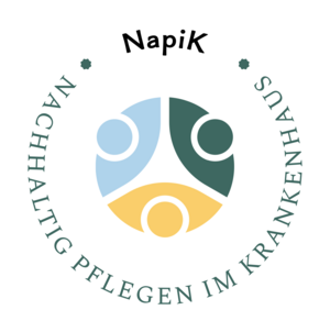 Logo der Initiative Nachhaltig pflegen im Krankenhaus