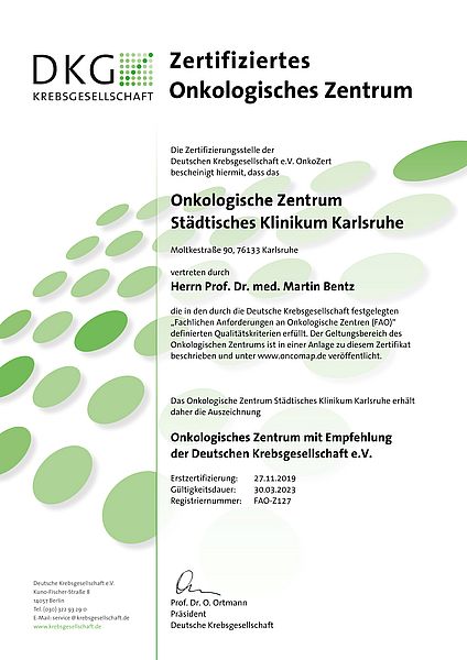 Klinikum Karlsruhe: Zertifizierte Qualität Institut Für Diagnostische ...